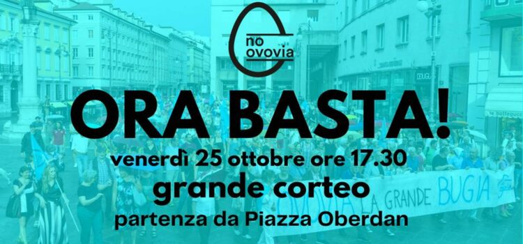 Ora Basta! Grande corteo No Ovovia