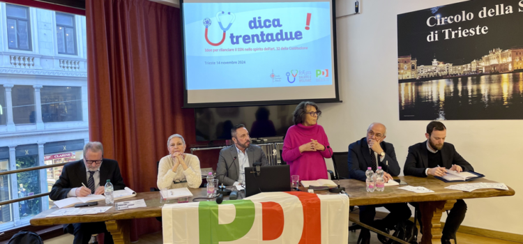 «Dica trentadue!». Grande partecipazione al convegno sulla Sanità organizzato dal Forum Salute e Welfare del PD